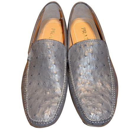 mocassin prada homme gris|Mocassin Pour Homme .